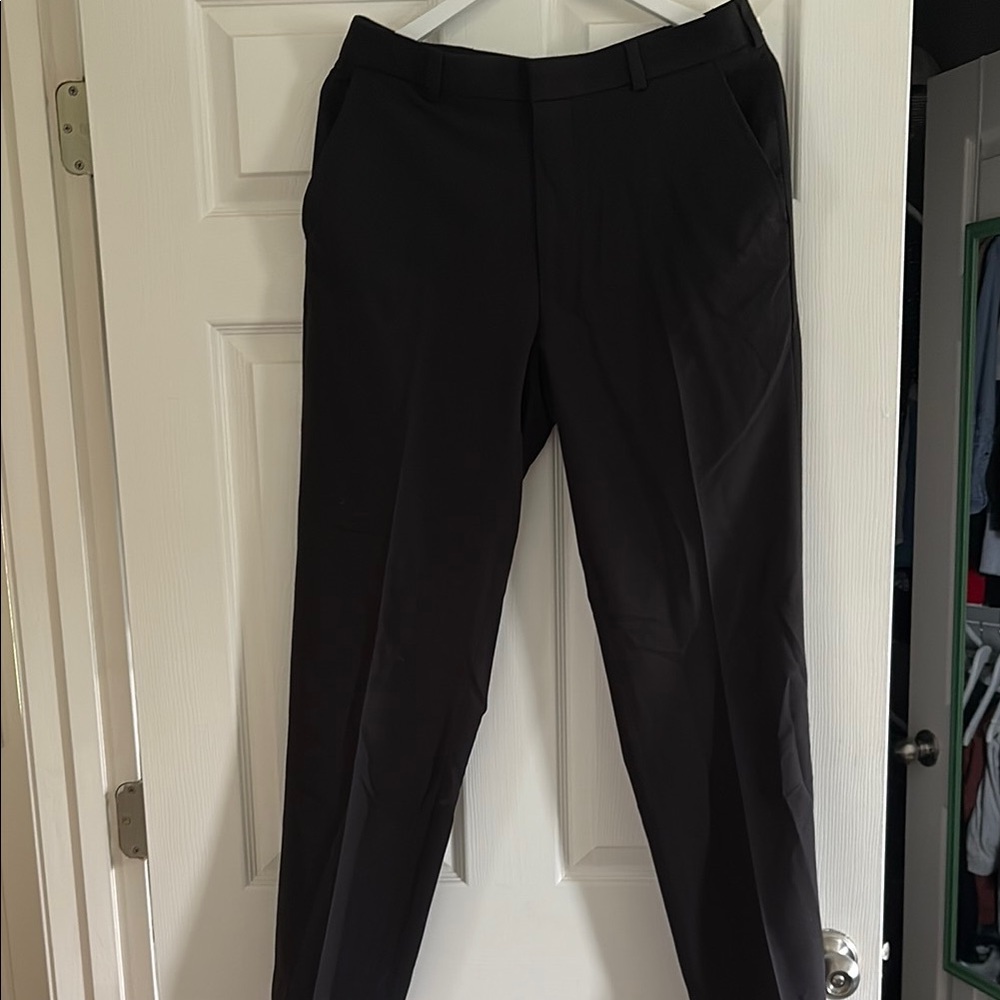George Classic Black Dress Pants for Men